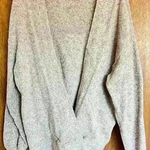 Silent + Noise mauve pink wrap bottom sweater size S - Picture 5 of 5